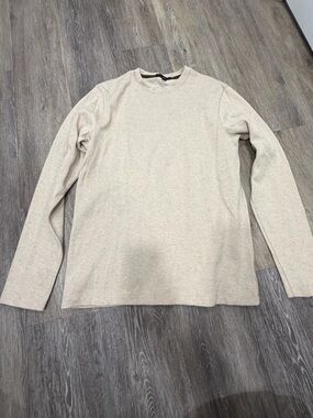 Banana Republic Men's Crewneck Sweater in Beige Oatmeal